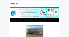 Desktop Screenshot of digues2013.irstea.fr