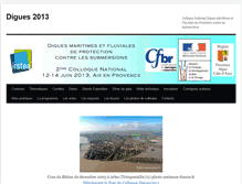 Tablet Screenshot of digues2013.irstea.fr